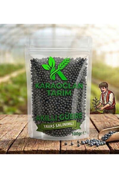 karaoğlan tarım Akıllı Gübre Yavaş Salınımlı 100 Gr 1-2 Bitki İçin Yeterli Toprakta Ömrü 6 Ay