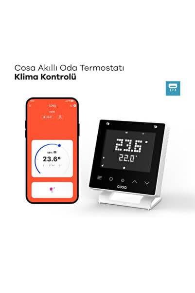 Cosa V5 Akıllı Klima Kontrolü - Beyaz Termostat