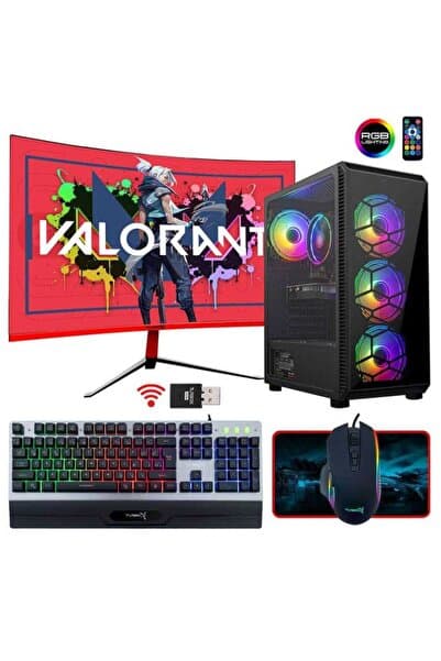 TURBOX Tx45 i7 860 8GB Ram 256GB SSD 4GB EK. 23.6 inç Curved Oem Paket