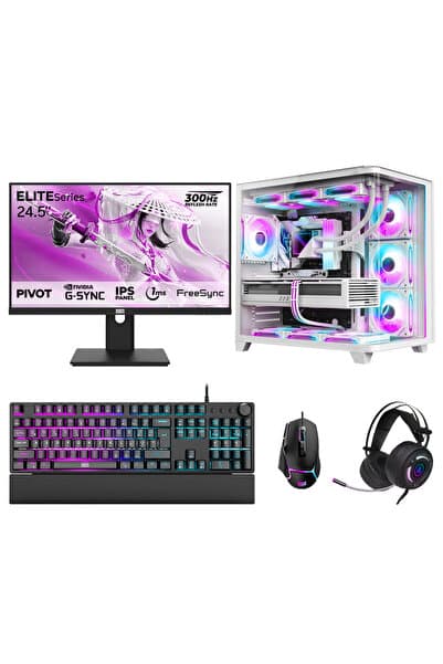 DRAGOS DRx7720 Ryzen 7 5700X 32GB 1TB NVMe 16GB RTX5060Ti 24.5 İnç 300Hz 1ms Oem Paket