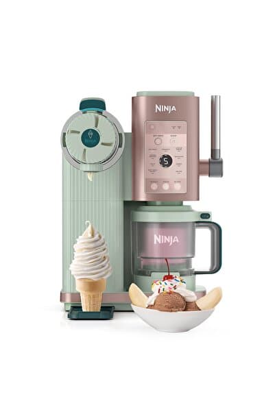 NINJA Swirl by CREAMi 13-in-1 Soft Serve & Dondurma Makinesi-Frosted Strawberry Matcha