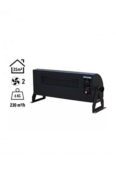 Electro Konfor Vortex 3000W Monofaze Elektrikli Fanlı Isıtıcı füme