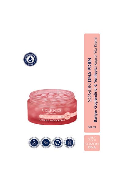 celenes by sweden Somon DNA PDRN Bariyer Güçlendirici & Yenileyici Kapsül Yüz Kremi ,50 ml