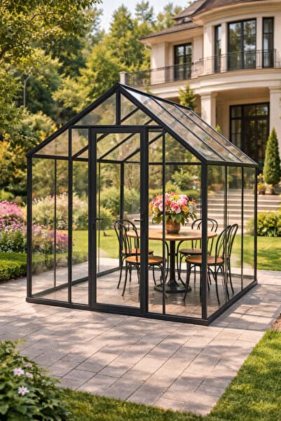 GARDEN GREENHOUSE, MODERN KIŞ BAHÇESİ, BAHÇE SERASI ( 228X232X230 )