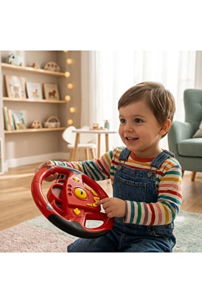 Tıfıl Toys Oyuncak Yarış Direksiyonu - Türkçe Konuşan, Müzikli, Işıklı, Fonksiyonlu Yarış Seti