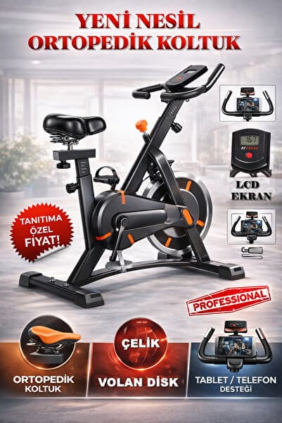Kondisyon Bisikleti Spor Koşu Egzersiz Bisikleti Spin Bike Dikey Ev Bisikleti