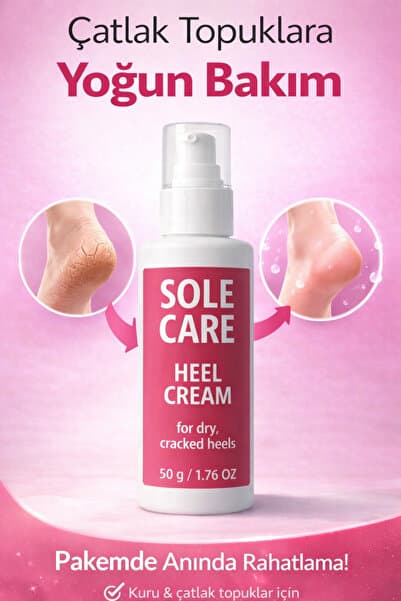 solecare heel cream SOLE CARE HEEL CREAM TOPUK ÇATLAK KREMİ 2.5 oz 50gr