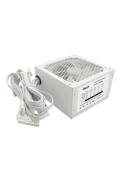 iltech 650W 80+ Atx M-Atx Power Supply Güç Kaynağı Kutusuz Beyaz