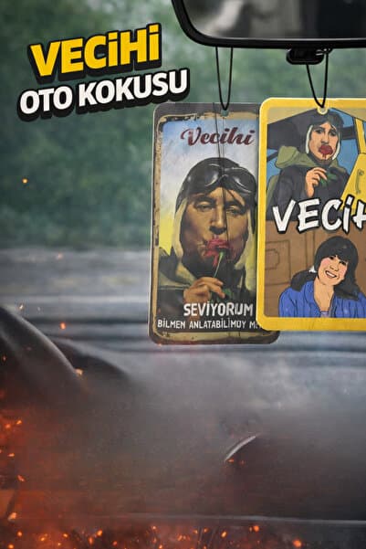 Vecihi Oto Kokusu Karakter Tasarımlı | Uzun Süre Kalıcı Araç Kokusu | Eğlenceli Araba Aksesuarı