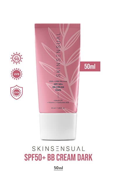 Skin Sensual BB Krem Dark 50ml| 50 Spf Uva/Uvb Pa++++ | Leke Oluşumunu Önlemeye Yardımcı, Aydınlık ve Canlılık