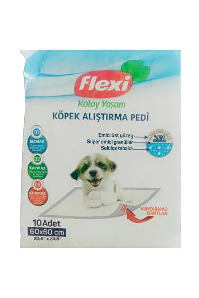Flexi HAYVAN ALIŞTIRMA PEDI 60X60 CM.10'LU 3 PAKET