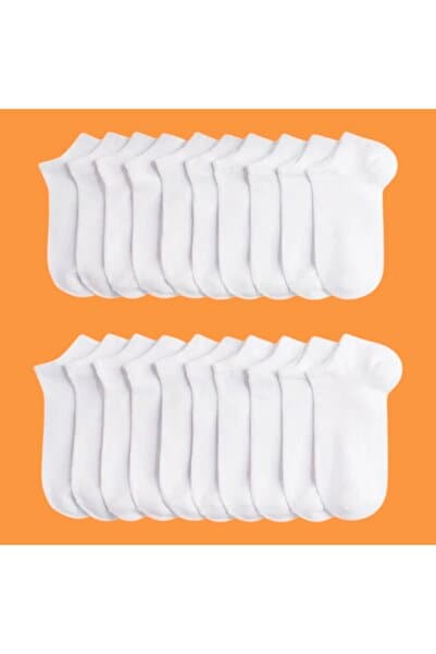 Çorap Kurdu 20 çift Ekonomik Paket Unısex Kısa Patik Çorap Set