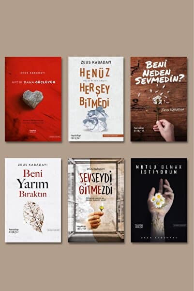 Hayykitap Zeus Kabadayı 6LıSet/BNİ NDN SEV.-SVSYDİ GİT.-MTL OLMK İST. - ARTK D. GÜÇ.-BNİ YRM B.-HNZ HR ŞY BİT.