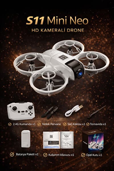 PeacHTec S11/R11 Mini Neo HD Drone – Yeni Nesil Akıllı Uçuş, Engel Tanıma & Canlı Görüntü