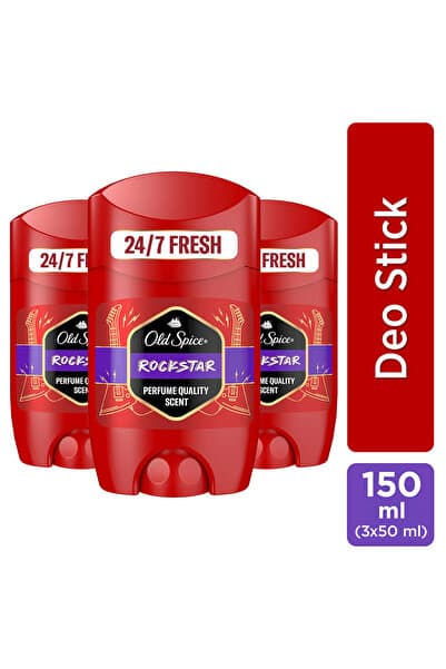 Old Spice Rockstar Erkek Stick Deodorant 50 ml x3