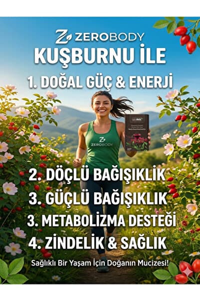Zero Body Kuşburnu Aromalı Karışık Bitki Çayı | 30 Tablet