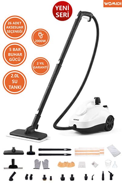 SW618-D Çok Fonksiyonlu 28 Parça Buharlı Temizleyici Paspas - Buharlı Temizlik Makinası