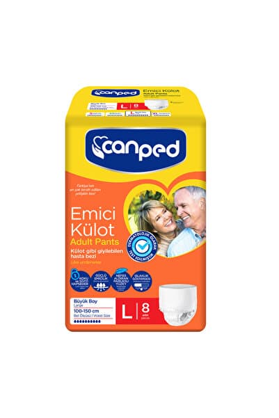 Emici Külot Büyük Boy 8 Adet