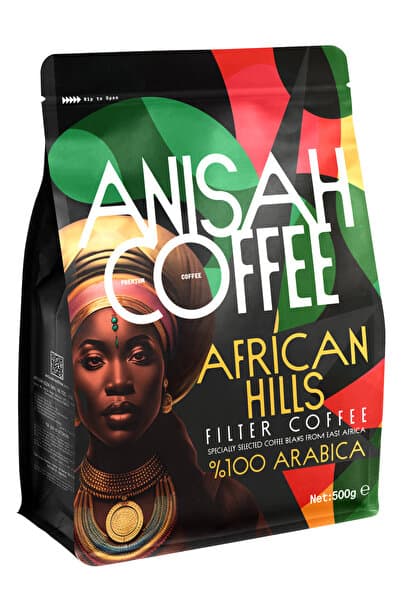 Anisah Coffee African Hills Filtre Kahve | 500gr | %100 Arabica | Medium Roast