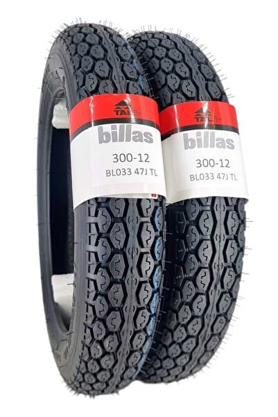 Billas FAYTON FX33 LASTİK TAKIMI 2'Lİ 300-12 BL033 TL(DUBLEKS)