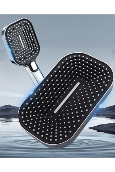 Tepe Duş Başlığı ve 3 Fonksiyonlu El Duşu Seti - Bütün Duş Setlerine Uygun Dayanıklı Duş Başlığı