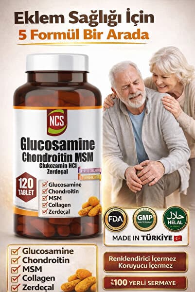 Ncs Glucosamine Chondroitin Msm Zerdeçal 120 Tablet