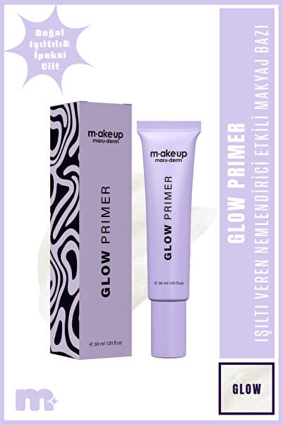 Maru.Derm make up maruderm Ekstra Aydınlatıcı ve Nemlendirici Etkili Makyaj Bazı – Glow Primer 30 ML