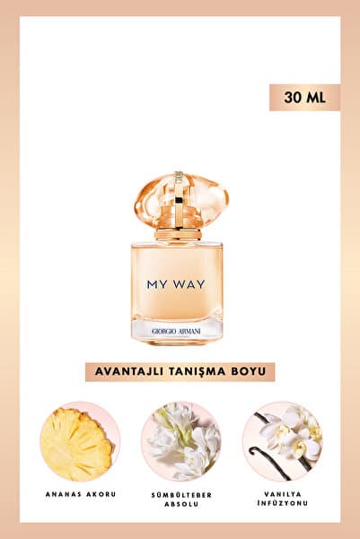 Giorgio Armani My Way Sunny Vanilla Edp Kadın Parfüm 30 ml 3614274661590