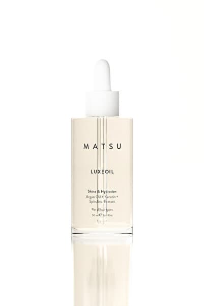 MATSU Luxeoil Argan & Havyar Özlü Besleyici Saç Bakım Yağı | Parlaklık ve Nem 50 ml