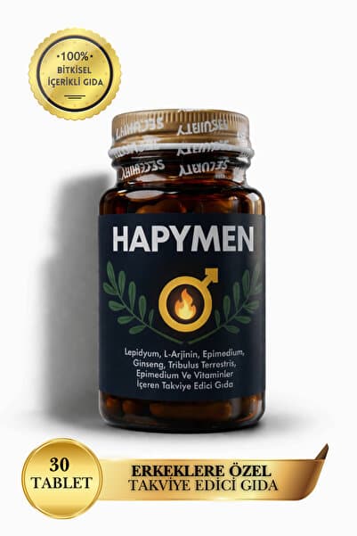Hapymen Lepidyum, L-Arjinin, Epimedium, Ginseng, Tribulus terrestris ve Vitaminler Takviye Gıda