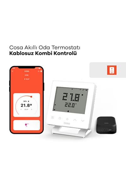 Cosa Akıllı Oda Termostatı Kablosuz Kombi Kontrolü V5