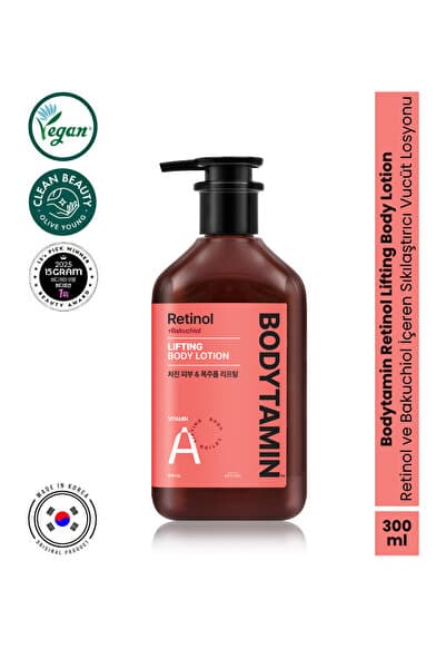 Bodytamin Retinol A Vitamini Bakuchiol Lifting Body Lotion Sıkılaştırıcı Losyon 300 ml