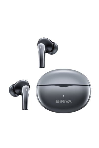 BİRİVA T62 Bluetooth 6.0 Oyun Modlu Kablosuz Kulaklık ENC Gürültü Engelleme, Yüksek Ses Performansı