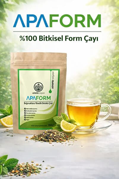 Apayrı Yaşam Bitkisel Detoks & Form Çayı – Özel Karışım, Hafif İçimli Bitkisel Karışım Apaform