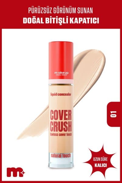 Maru.Derm make up maruderm Flawless Touch Liquid Concealer No 01 – Doğal Bitişli Sıvı Kapatıcı