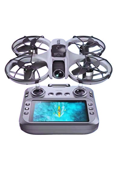 Unico HD Çift Kameralı Drone – Ekranlı Kumanda, WiFi Bağlantı, Taşıma Çantalı ve Yedek Pervaneli Set