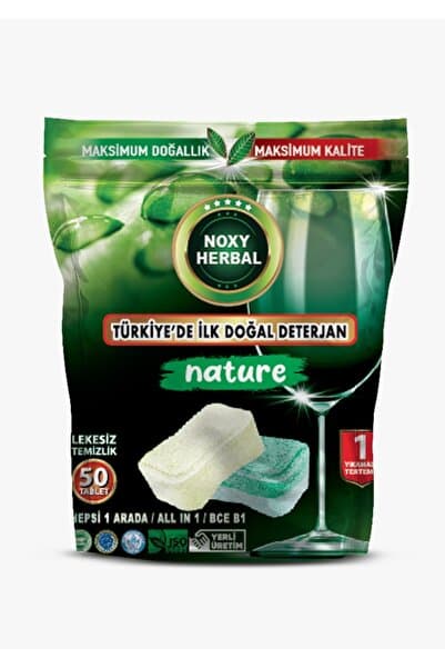 Bulaşık makinesi tableti 50 yıkama vegan ürün yerli üretim