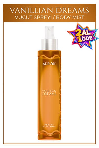 AURAN Vanillian Dreams Parfümlü Kadın Vücut Spreyi Vücut Kokusu Vücut Misti Body Mist Spray 150ml