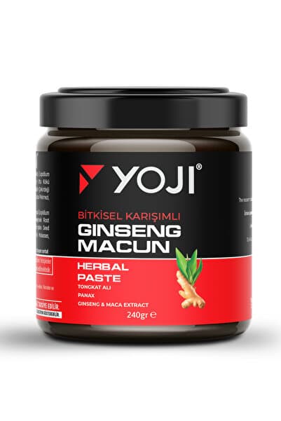 YOJİ Tongat Alı, Panax, Kore Ginseng, Maca Extract Bitkisel Karışımlı Macun 240 gr