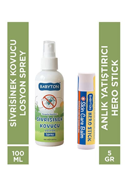 Sivrisinek Kovucu Losyon Sprey + Hero Stick 5 ml 2'li Set