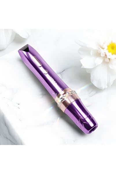 P60 Limited Diamond Edition Bataryalı Kablosuz Stroke Ayarlanabilir Kalıcı Makyaj Cihazı / Mor