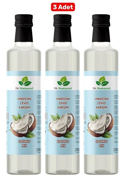 DRNATURAL 3 Adet Hindistan Cevizi Karışımı 250 Ml (Coconut Mix)