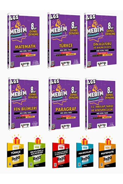 Ders Arkadaşım 8.Sınıf LGS MEBİM Tüm Dersler Genel Deneme HEDİYELİ SET
