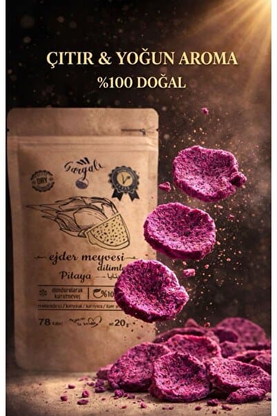 gargalı Ejder Meyvesi Meyve Cipsi Üretici Firmadan Dondurularak Kurutulmuş Freeze Dried Çıtır Pitaya