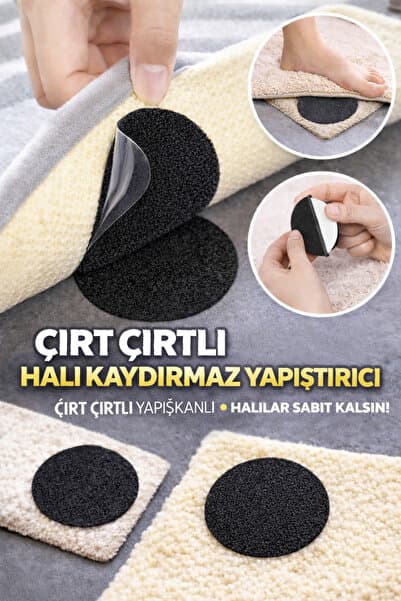 BLUE SİDE 1 Adet Sabitleyici Halı Kaydırmaz Kilim Cırtlı Ev Mutfak Banyo Düzeltme