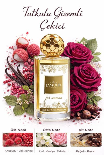 J'AMOUR EAU DE PARFUME W304 LaNuit Tres. Kadın Parfümü 50 ml