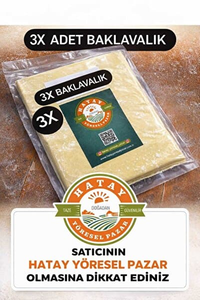 3 Paket Baklavalık Yufka