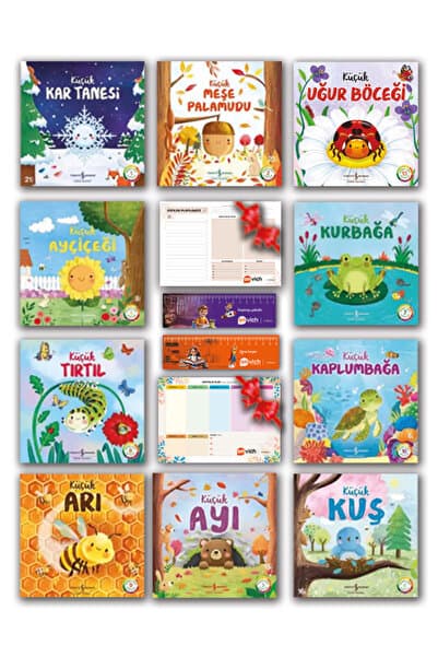 Türkiye İş Bankası Kültür Yayınları Doğanın Eşsiz Hikayeleri Set 10 Kitap - Okul Öncesi Büyük Boy Resimli Hikaye Seti