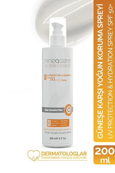 mineaderm Güneşe Karşı Yoğun Koruma Spreyi SPF 50+/UV Protection & Hydration Spray Spf 50