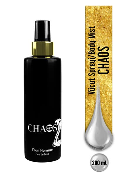 Eda Taşpınar Chaos Pour Homme Body Mist – Maskülen & Yoğun Koku 200 ml